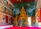 Altar inside the buddhist temple at Samui, Thai