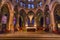 Altar Interior Stained Glass Saint Severin Church Paris France