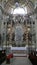 Altar of the Saint Francis of Assisi in the Franciscan Church of St. Peter in Cernik, Croatia