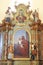 Altar of St. Joseph in the church of St. Francis Xavier in Vugrovec, Croatia