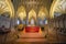 Altar table and arches in English cathedral
