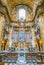 Altar in the transept of the Basilica of the Santi Ambrogio e Carlo al Corso, in Rome, Italy.