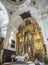 Altarpiece and The dome on the main chapel of the church of Our Lady of Grace, Almeria, Andalusia, Spain