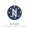 Altcoin icon. Trendy flat vector Altcoin icon on white background from Cryptocurrency economy and finance collection