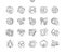 Altcoin Well-crafted Pixel Perfect Vector Thin Line Icons 30 2x Grid for Web Graphics and Apps.