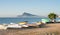 Altea bay with fishing boats