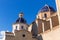 Altea old village Church typical Mediterranean