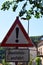 Altenahr, Germany - 05 28 2020: road work sign