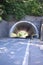Altenahr, Germany - 05 28 2020: tunnel from lower Ahr valley to Altenahr
