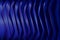 Alternating blue silk ribbons. Metal stripe pattern background. Blue light. Vector.
