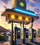 Alternative Fuels Stations Commercial Business. Generative AI.