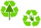 Alternative Green Recycle Symbols