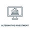 Alternative Investment flat icon. Colored element sign from auditors collection. Flat Alternative Investment icon sign