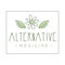 Alternative medicine logo symbol vector Illustration