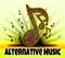 Alternative Music Represents Sound Tracks And Acoustic