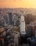 Altino Arantes Building former Banespa, now Farol Santander aerial view at sunset - Sao Paulo, Brazil