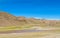 Altiplano landscape dry river canyon