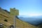 Altitude sign in Mount Tymfi