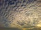 Altocumulus perlucidus in the sky