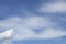 Altostratus clouds against a blue sky