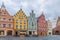 Altstadt street in Landshut, Germany