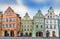 Altstadt street in Landshut, Germany