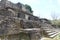 Altun Ha Mayan ruins landscape scene