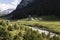 Altyn-Arashan, Kyrgyzstan, August 13 2018: Yurt Camps in the valley of Altyn-Arashan near Karakol in Kyrgyzstan