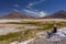 Alues Calientes salt flats - Atacama Desert in Chile