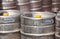 Aluminium beer kegs