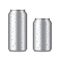 Aluminium cans with water drops. Mockup package for cold soda, beer, juice. Wet metal or steel packaging for beverage. Set of