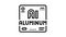 aluminium chemical material line icon animation