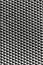 Aluminium mesh pattern on black background