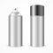 Aluminium Spray Can Template Blank. Vector