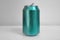 Aluminum Blue Soda Can over White Background