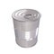 an aluminum can container isolated on white with copyspace