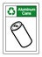 Aluminum Cans Recycle Symbol Sign, Vector Illustration, Isolate On White Background Label .EPS10