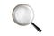 Aluminum frying pan isolated