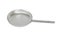 The aluminum frying pan. Isolation on a white background