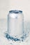 aluminum jar in water droplets Open Aluminum Can