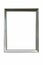 Aluminum picture frame isolated