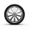 Aluminum wheel with tires