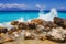 Alykes beach on Zakynthos island