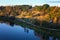 Alytus mounds and Nemunas river, view from the White Rose Bridge