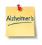 Alzheimer Reminder Office Note