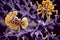 Alzheimer's and dementia disease: amyloid plaques forming between neurons. 3D illustration showing amyloid plaques