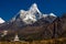 Ama Dablam himalaya summit peak