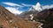 Ama Dablam, Lhotse, Nuptse and top of Mount Everest