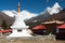 Ama Dablam Lhotse and top of Everest