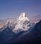 Ama Dablam Mount - view from Sagarmatha National Park, Everest region, Nepal